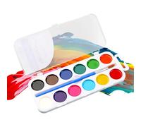 Watercolour Paint Set for Kids - Washable Art Palette, Brush Set | Safe Painting and Drawing as a Gift for Teaching, Easter, Birthday, Children's Day, Crafts, School, Creat