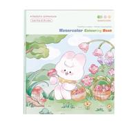 Watercolour Painting Book for Children, Educational Painting Set - Interactive Comic Colouring Book for Crafts & Practical Art Learning for Children