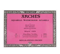 Arches 18 x 26 cm 300 gsm Hot pressed Watercolour Block
