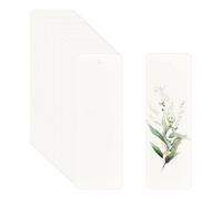 Watercolour Paper Blank Cards, 50 Sheets Blank Bookmarks for Watercolour Painting 5 x 15 cm, Watercolor Paper 300gsm for Card Making, Painting Paper for Watercolors, DIY, Crafts