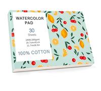 Watercolour Paper Pad A3, 300 GSM Watercolour Watercolour Sketchbook Cold Press Water Colour Paper for Artist Student, Art Painting, Drawing, Mixed Media (30 Sheets)