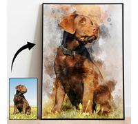 Watercolour Pet Portrait