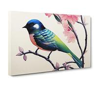 Watercolour Swallow Bird Vol.1 Canvas Print | Gallery Wrapped 30mm Frame Wall Art | 30x20 inches | Ready to Hang | Contemporary Animals Picture | Living Room Bedroom Lounge Office