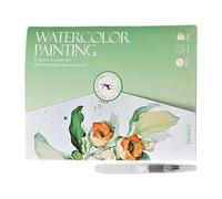 Watercolour Workbook | 12 Colors Water Painting Books | Beginner-Friendly Workbooks Watercolour Paint Set with Paint Brush | Creative Water Colouring Practice Book Art Craft Kits for Kids & Adults