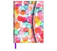 Watercolours 2024 - Diary - Book Calendar - Pocket Calendar - 16 x 22: Magneto Diary