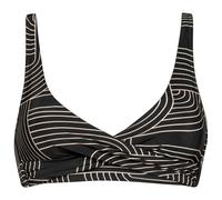 Watercult - Women's Line Set Bikini Top No. 7330 - Bikini top size 42 - Cup: C, black/grey