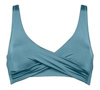 Watercult - Women's Shimmering Solids Cross-Over Bikini Top - Bikini top size 38 - Cup: C, turquoise