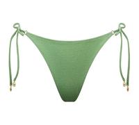 Watercult - Women's Swimsparkle Side-Tied Bikini Bottoms - Bikini bottom size 38, green