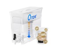 Waterdrop 0 TDS 8.2L Slim Water Filter Dispenser, Large Capacity Tank, Reduces TDS, Chlorine, PFOA/PFOS and More, BPA Free, White (with 1 Filter)