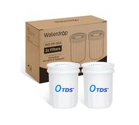 Waterdrop 0 TDS Replacement Filters for WD-WFD-01L, WD-WFD-01W Dispenser Filtration System, Reduces TDS, PFOA/PFOS, Last Up to 750L, WD-PF-02A (2 Packs)
