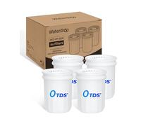 Waterdrop 0 TDS Replacement Filters for WD-WFD-01L, WD-WFD-01W Dispenser Filtration System, Reduces TDS, PFOA/PFOS, Last Up to 750L, WD-PF-02A (4 Packs)