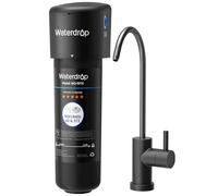 Waterdrop 10UB-B Under Sink Water Filter with Matte Black Faucet, NSF/ANSI 42 Certified, 11,000 Gallons High Capacity Water Filter System, Reduce PFAS, PFOA/PFOS, Reduce Lead, Chlorine, Bad Taste