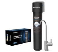 Waterdrop 15UB-UF 0.01 μm Ultra Filtration Under Sink Water Filter System for Baçtёria Reduction, Reduces Lead, Chlorine, Bad Taste & Odor, 16K Gallons, with Dedicated Brushed Nickel Faucet, USA Tech