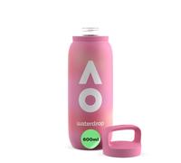 Waterdrop® Australian Open 2026 Stainless Steel Water Bottle 600ml - Leakproof Insulated Flask, Keeps Cold 24 Hours & Hot 6 Hours, Ideal for Travel, Office, Gym, Home, BPA-Free
