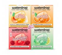 waterdrop® Cherry Citrus Mix - 48 hydration tablet - Flavoured water drinks | Sugar free water flavouring with vitamins in mix fruit flavours - 0 calorie syrup alternative, soft drinks and lemonade.