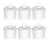 Waterdrop Filter Cartridge Compatible with Braun KWF2, 6 Pack