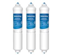Waterdrop Fridge Water Filter Replacement for Samsung® DA29-10105J, 3 Pack | Replacement for HAFEX/EXP, DA2010CB, DA99-02131B, HAIER® LG® Inline Water Filter (3)