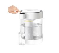 Waterdrop Glass Rechargeable Water Filter Dispenser, WD-ED12W 5.3L 3 Months Soften Water Instant Electric Jug, Reduce Calcium, Magnesium and other 70+ Contaminants, Countertop Water Filtration System