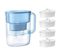 Waterdrop Lucid Water Filter Jug with 4×90 Days WD-PF-01A Plus Replacement Filters for All Waterdrop Tank Filtration System
