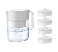 Waterdrop Lucid Water Purifier Water Filter Jug with 4×90 Days WD-PF-01A Plus Replacement Filters for All Waterdrop Tank Filtration System