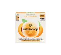 Waterdrop Microdrink Ice Tea Peach Drink Cubes with Real Tea, 12 pcs.