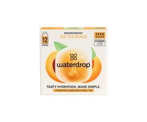 Waterdrop Microdrink Ice Tea Peach Drink Cubes with Real Tea, 12 pcs.
