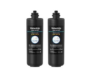 Waterdrop RF10 Water Filter Replacement for Waterdrop 10UA/10UB/10UB-B Under Sink Water Filter, Reduces PFAS, PFOA/PFOS, Lead, Chlorine, Bad Taste & Odor, NSF/ANSI 42 Certified, 1 Year, 2 Pack