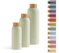 waterdrop® Stainless Steel Water Bottle 600ml - Insulated Water Flask, Double-Walled & Leakproof, Reusable Metal Flask for Hot & Cold Drinks, Ideal for Office, Gym, Travel, BPA Free
