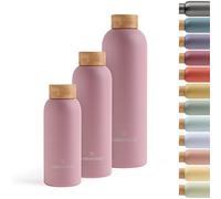 waterdrop® Stainless Steel Water Bottle 600ml - Insulated Water Flask, Double-Walled & Leakproof, Reusable Metal Flask for Hot & Cold Drinks, Ideal for Office, Gym, Travel, BPA Free