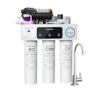 Waterdrop T3-M Remineralization Reverse Osmosis System, NSF/ANSI 372 Certified, 9-Stage RO Water Filter, 450 GPD Tankless Water Filtration System, 2:1 Pure-to-Drain Ratio, Plug-in Required