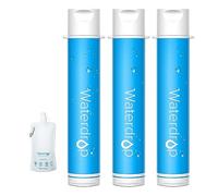 Waterdrop Water Filter Camping, 0.1 Micron Water Filtration System, 3 Pack Water Filter Outdoor Drinking Water Purifier for Emergency Hiking Travel
