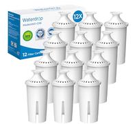 Waterdrop Water Filter Cartridge Replacement for Brita®, Jugs Filters (12)