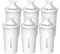 Waterdrop Water Filter Cartridge, Replacement for Most Brita® Jugs and dispensers, Classic OB03, Ultramax, Mavea® 107007, 35557, PearlCo®, NSF Certified, TÜV SÜD,6 Pack