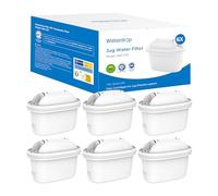 Waterdrop Water Filter Cartridges, Replacement for Brita® Maxtra, 6 Pack | Replacement for Maxtra Pro® All-in-1, Compatible with Brita® Marella® Jug, Reduce PFAS, PFOA/PFOS, TÜV SÜD, NSF Certified