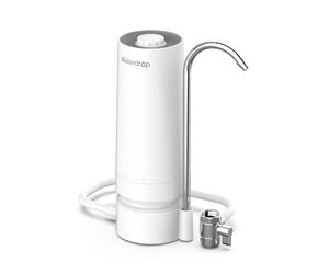 Waterdrop Water Filter Tap, 4000 Gallons Water Filter for Tap with Filter Life Reminder, Reduces Heavy Metals, Bad Odor, and 99% Chlorine, WD-CTF-05 (1 Filter Included)