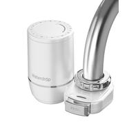 Waterdrop Water Filter Tap, Filter Life Reminder, 1200L Water Filter for Tap, Faucet Mount Water Filtration System, NSF Certified Reduces Chlorine, 1 Filter