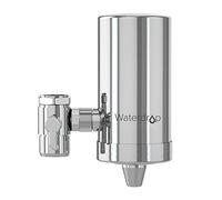 Waterdrop WD-FC-06 NSF Certified Stainless-Steel Faucet Water Filter, Carbon Block Water Filtration System, Tap Water Filter, Reduces Chlorine, Heavy Metals and Bad Taste (1 Filter Included)