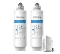Waterdrop WD-G3-CF Filter, Replacement for WD-G3-W, WD-G3P600 and WD-G3P800-W Reverse Osmosis System, 6-month Lifetime, 2-Pack