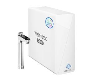 Waterdrop X12 Alkaline Mineral pH+ Reverse Osmosis System, NSF/ANSI 58&372 Certified, 1200 GPD Fast Flow RO Water Filter, 11-Stage Filtration Tankless RO System, 3:1 Pure to Drain, UnderSink, BPA Free