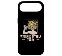 Watered Myself Today Self Love Affirmation Gardener Case for iPhone Air