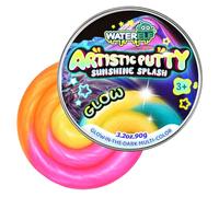 WATERELF Sunshine Splash Putty 90g Non-Toxic Sensory Putty, Glow in The Dark Multi-Color, Never Dries Out, Creative Toy for Kids, Stress Relief, Non-Sticky Therapy Toys for Adults - P004