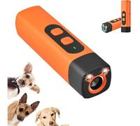 Wateresty Anti Bark, Dog Bark Deterrent Device with Led Flashlight, for Large/Aggressive Dogs, for Training to Improve Bad Behavior(Orange)