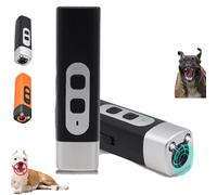 Wateresty Anti Bark, Dog Bark Deterrent Devices, 2025 New Portable Bark Shield for Dogs, Ultrasonic Anti Barking Device with Double Flashlight and 3 Frequency Modes (Black,2PCS)