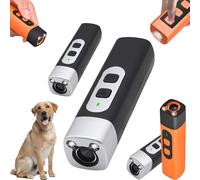 Wateresty Ultrasonic Dog Bark Deterrent Device, Humane & Effective Dog Repeller, Safe Portable Anti Barking Whistle, for Indoor Outdoor Use Own or Neighbor's Dogs(Black)