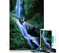Waterfall 1000 Piece Jigsaws Creative Skill Toy Tight Lock No Loose Pieces Bonding Activity for Loved Ones (38x52cm)