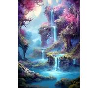 Waterfall 300 Piece Jigsaw Puzzles for Adults, Colourful, Challenging & Brainteasing Adult puzzles 300 Pieces River, Fun jigsaws for The Whole Family 16x11 inch