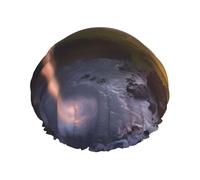 Waterfall at Sunset Shower Cap for Women Men Large Reusable Shower Bonnet Double-Layer Waterproof Bath Caps Elastic Band Hair Hat for All Hairstyles, Travel-Friendly