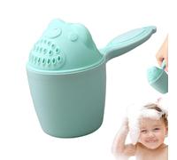 Waterfall Bath Rinser, Baby Bath Shampoo Rinse Cup, Multifunctional Lovely Washing Baby Hair Rinse Cup Rinser Shower Sprinkler, The Perfect Baby Bath Partnership, Kids Bath Accessories(Green/Pink)