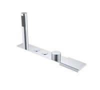 Waterfall Bath Shower Mixer Tap Chrome Bathtub Hand Shower Tap Set Bathroom 5 Hole Tub Mixer Faucets LWX