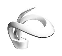 Waterfall Bathroom Counter Top Taps Bath Basin Mixer Tap Mono Brass Faucet,White,Low